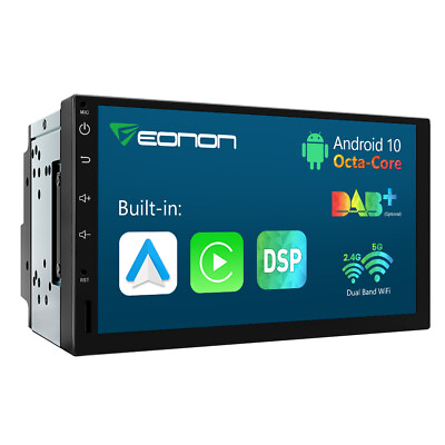 #ad Android 10 2 DIN 7quot; HD Touch Screen Car Stereo Radio FM MP4 MP3 Head Unit GPS BT $150.96
