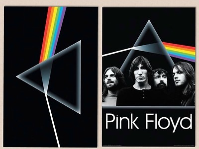 #ad Pink Floyd 2 Individual Posters Progressive Iconic Roger Waters Never Hung $29.99