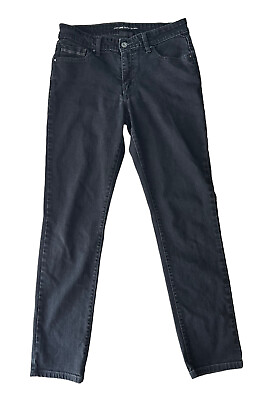 #ad Levi#x27;s 711 Women#x27;s Mid Rise Skinny Jeans Sz 8 M Soft Black Rodeo $16.99