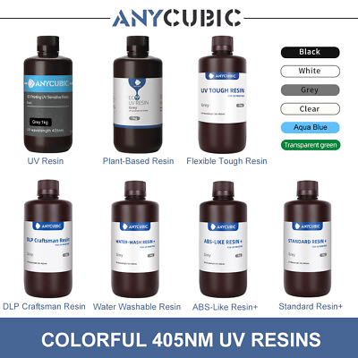 #ad 【Buy 3 Pay 2】ANYCUBIC Standard UV Resin Tough DLP ABS Like Plant Based Resin Lot $29.99