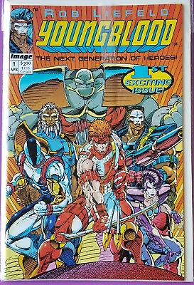 #ad Youngblood Image #1 1992 Explosive Issue 1st printing Near Mint $12.00