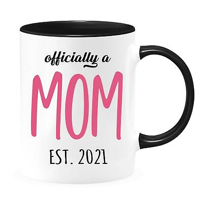 #ad Officially A Mom Est 2021 New Mom Mama First Time Mommy Mothers Day Gift Unique $18.99