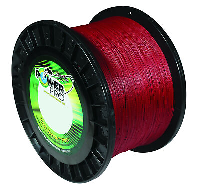 #ad Power Pro Spectra Vermilion Red Braided Line Premium Strong Red Braided Line $95.38
