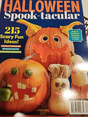 #ad Halloween Spook tacular Magazine 215 Scary Fun Ideas $1.00