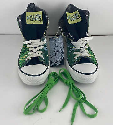 #ad Converse Taylor All Star Killer Croc Green DC Comics Hi Tops Shoes Sz 9 M 11 W $52.97