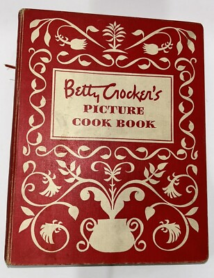 #ad 1950 Betty Crocker#x27;s Picture Cookbook First Edition 3rd Printing Hardcover $18.00