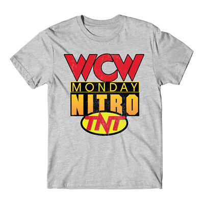 WCW 2001 Monday Night Nitro TNT Wrestling Shirt Sport Grey Gift Men Women HOT $22.75