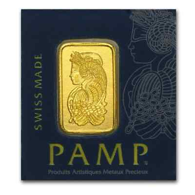 #ad 1 gram Gold Bar PAMP Suisse Multigram25 In Assay $114.23
