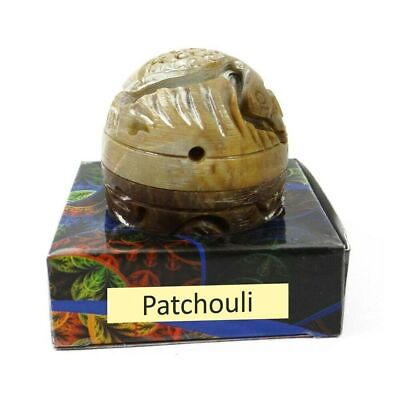 #ad Solid Perfume in Large Hand Carved Stone Jar Patchouli $9.22