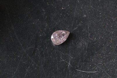 #ad 0.38Cts Natural Pink Diamond Pear Shape Loose Pink Diamond 5.46mm DB74 $304.00