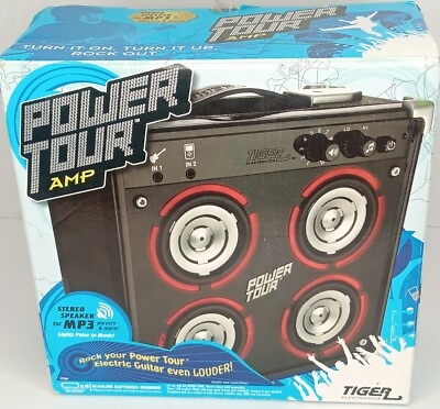 #ad Tiger Electronics Power Tour Amp And MP3 Speaker 77386 LED Lights $38.99
