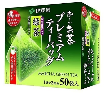 #ad ITOEN Oi Ocha Premium Tea Bags Green Tea with Uji Matcha 1.8gx50 bags $10.00