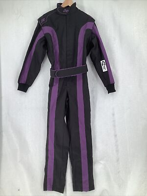 #ad K1 Triumph2 Suit Black And Purple Race Gear Size 3XS $85.99