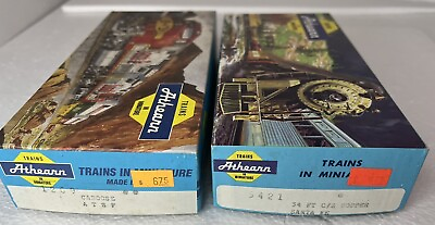 #ad Athearn HO Train In Miniature UNASSEMBLED 1269 5421 Opened Box Set Of 2 $30.00