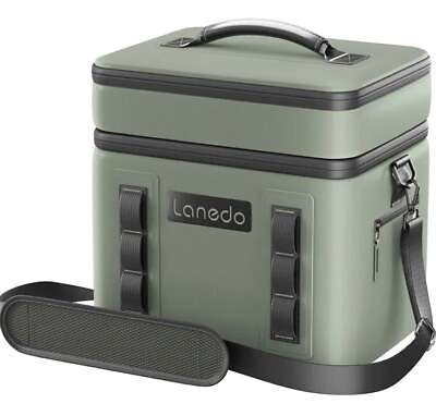#ad Lanedo Lisa Soft Cooler 20 36 Can lnsulated Bag Portable Ice Chest Box NIB Zip $49.99