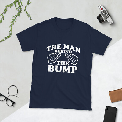 #ad Bump Gift Maternity Gift Husband Gift The Man Behind the Bump Mens T shirt $17.00