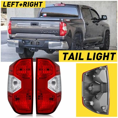 #ad For 2014 2021 LED Tundra Toyota Tail Lights Lamps Brake Red Passenger Driver $71.24
