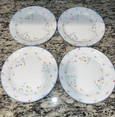 #ad Corelle English Meadow Bread Butter Dessert Plates Set of 4 7 1 4” $12.00