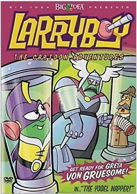 #ad Larryboy The Cartoon Adventures DVD VG W Case $4.57