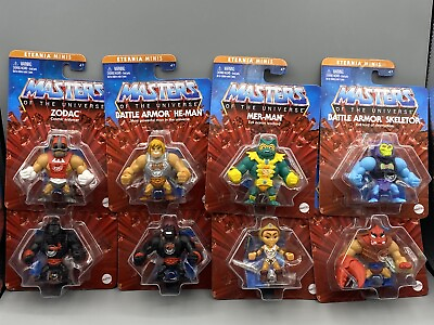 Lot Of 8 Minis Masters Of The Universe Eternity Set Zodac MerMan Clawful amp; . $80.00