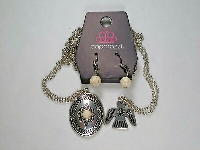 #ad Paparazzi Desert Eagle Necklace And Earrings $3.99