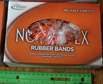 #ad Boxes of Non Latex Rubber Bands Alliance Size 19 Orange amp;Size 64 $13.97