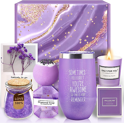 #ad Mothers Day Gifts for Mom Women Her Spa Gift Basket amp; Tumbler Set Perfect Mot $41.64