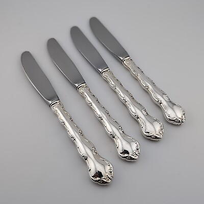 #ad Reed amp; Barton Tara Sterling Silver Butter Spreaders 6 3 8quot; Set of 4 $79.99