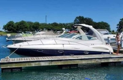 #ad 2005 CRUISERS YACHTS 300 EXPRESS 33#x27; LOA WITH TRAILER NEW SEATS 550HRS CHICAGO $55900.00