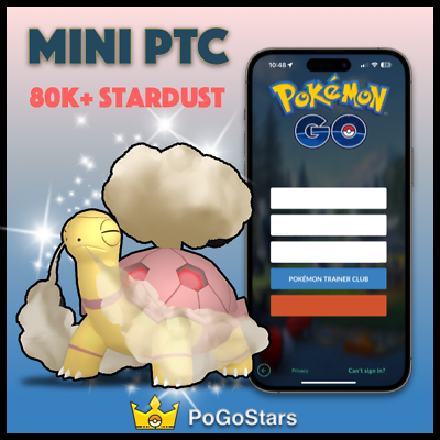 #ad Pokémon Go Shiny Torkoal Mini PTC 80K Stardust✨Read Description✨ $2.49