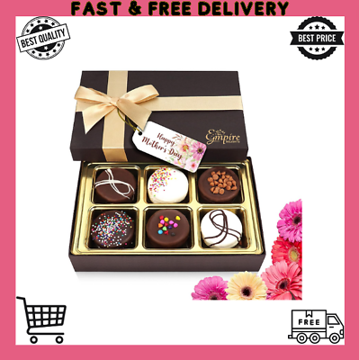 #ad Gift Day Basket Mom Gifts Mothers Mother#x27;s Chocolate Women Cookies Gourmet Box B $24.06