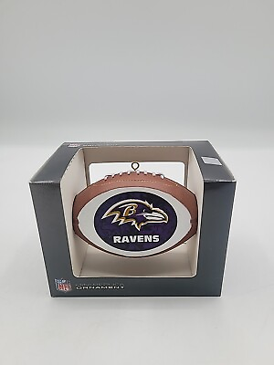 #ad NFL Football Ornament Baltimore Ravens Holiday Christmas Decoration Purple $9.95