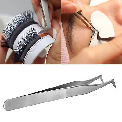 #ad Stainless Steel Extension Lashes Tweezers Tools for 3D 6D Volume Mink Eyelash $5.63