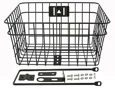#ad NEW ABSOLUTE 14quot; RISE STEEL WIRE FRONT BASKET W BRACES 333D IN BLACK. $37.75