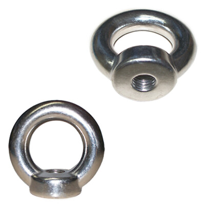 #ad Din 582 Eye Nut 22 mm Metric Thread Stainless Steel 316 Capacity 3000 LBS $22.77