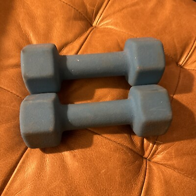 #ad Weights Set 5lbs Each Blue Unbranded Sift Grip $14.25