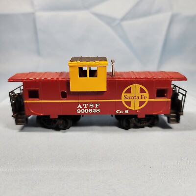 #ad Bachmann HO Santa Fe ATSF 999628 CE 6 Caboose Scale Model Train Car $11.99