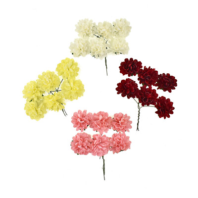 #ad Mini Paper Craft Carnation Stems 1 1 2 Inch 12 Count $7.95