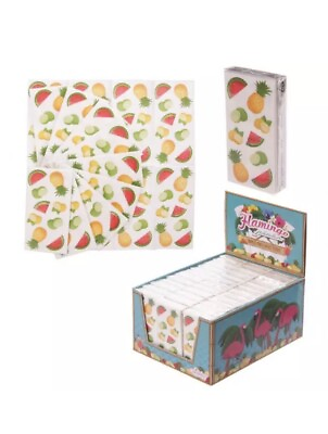 #ad #ad Tropicana Fruit Pocket Tissue Party Napkin Novelty Summer Decoration Gift Filler GBP 1.95