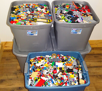 #ad LEGO 1 Pound 🧱BUY 9 LBS GET 3 LBS FREE OR BUY 5 GET 1 🧱Bulk Pieces Lot Bricks $12.99