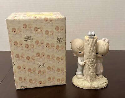 #ad Precious Moments Porcelain Figurine quot;Thee I Lovequot; E 3116 1979 New $9.99