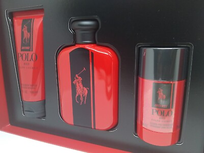 #ad Polo Red Intense EAU DE PARFUM Gift Set 4.2oz DISCONTINUED Top Seller $298.00