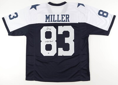 #ad Anthony Miller Signed Dallas Cowboys Football Jersey w COA $119.00