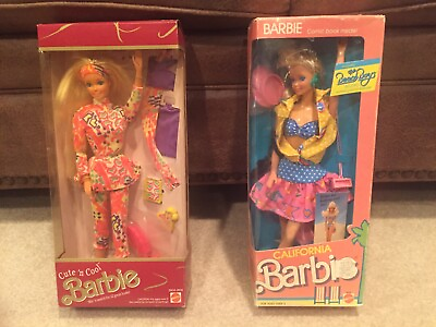 #ad Two Great Collectable Barbies $60.00