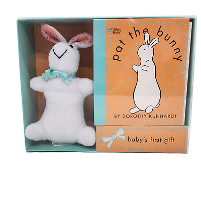 #ad Pat the Bunny Book amp; Plush by Dorothy Kunhardt English gift set box $8.04