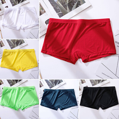#ad Mens Briefs Sexy Underwear Boxer Shorts Bulge Pouch Underpants Trunks HOT AU $4.99
