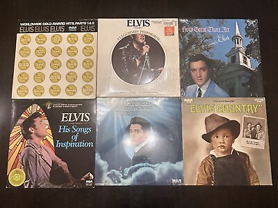 #ad Elvis Presley Bundle Pack Lot of 6 Vinyl Records Collection Original Pressings $150.00