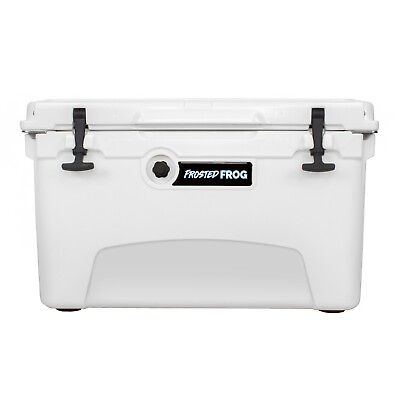 #ad Frosted Frog White 45 Quart Cooler Heavy Duty Ice Chest $229.99