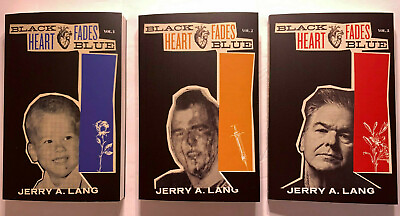#ad Black Heart Fades Blue by Jerry A. Lang 2022 Trade Paperback signed Vol.12amp;3 $147.00