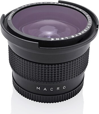 #ad Professional HD 0.35x Super Wide Angle Fisheye Lens Macro for 58mm Lenses $39.93